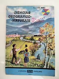 Antigo livro Ciências Geográfico-Naturais 1971