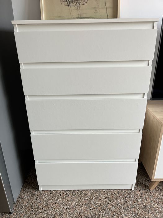 Kullen Ikea Cómoda c/5 gavetas, branco, 70x112 cm