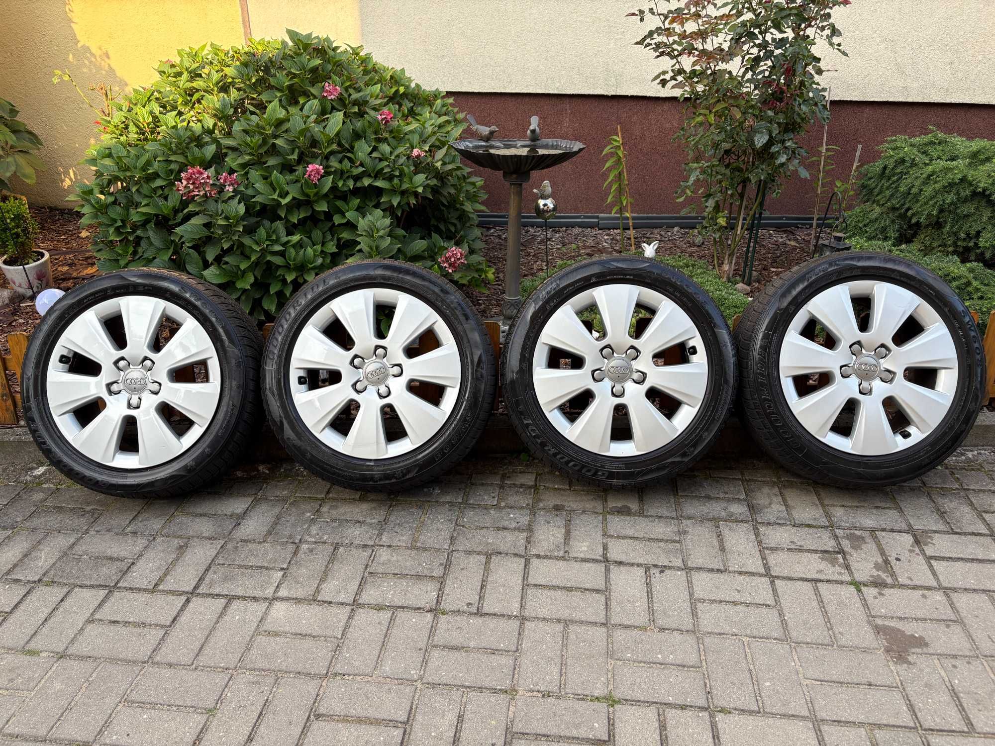Alufelgi Audi 17 cali Zima A6 C6 C7 5x112 225/50/17 A7 A8 Q3 Q5 2022