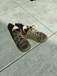 Buty dziecięce Emel 24 zielone nubuk skóra
