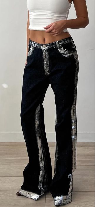 Винтажные джинсы клеш