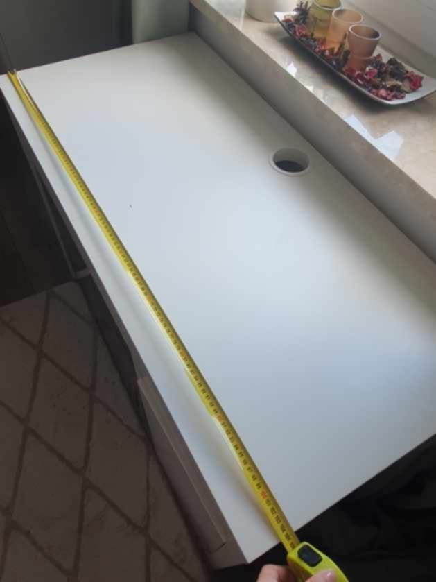 Biurko ikea białe