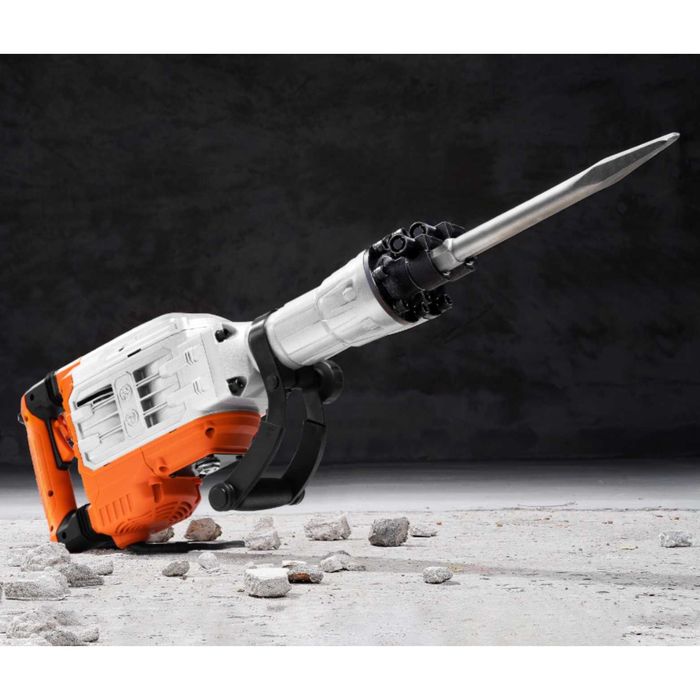 VEVOR 3500W Elektryczny Młot Wyburzeniowy 60J Zestaw 2 Dłuta Wysyłka
