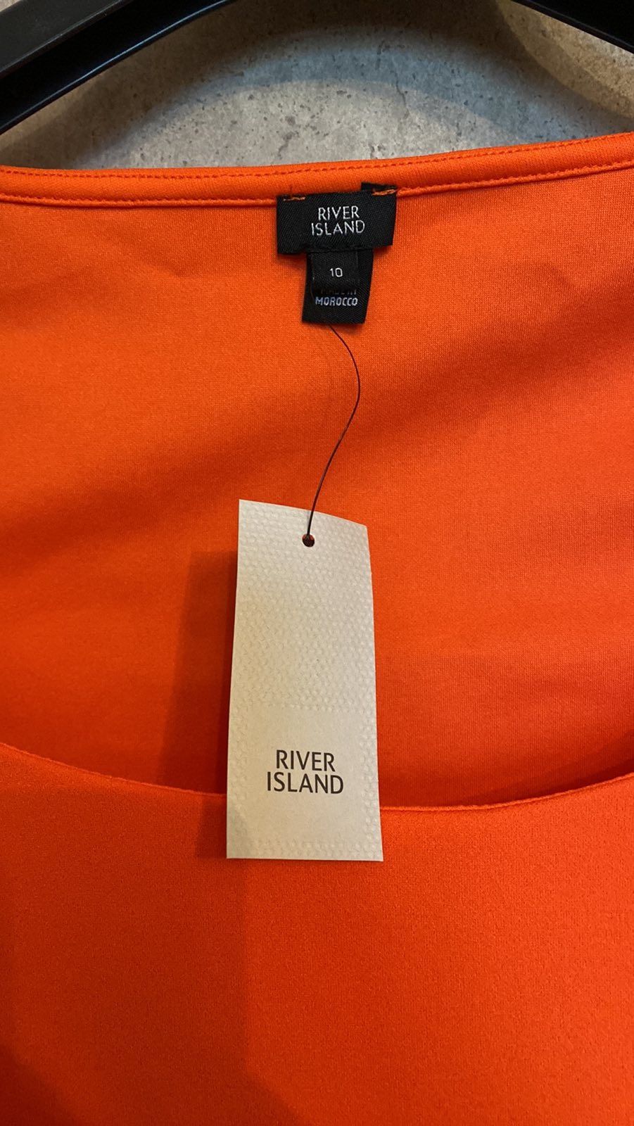Оранжевое эффектное платье от River Island!