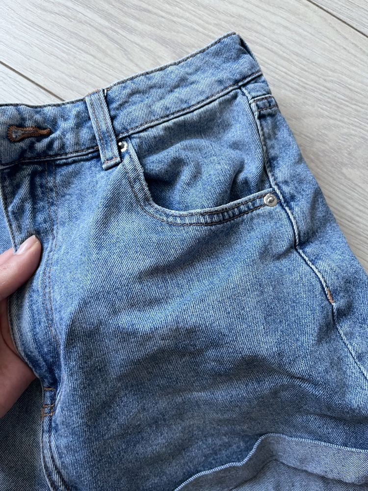 Szorty damskie S 36 jeansowe basic