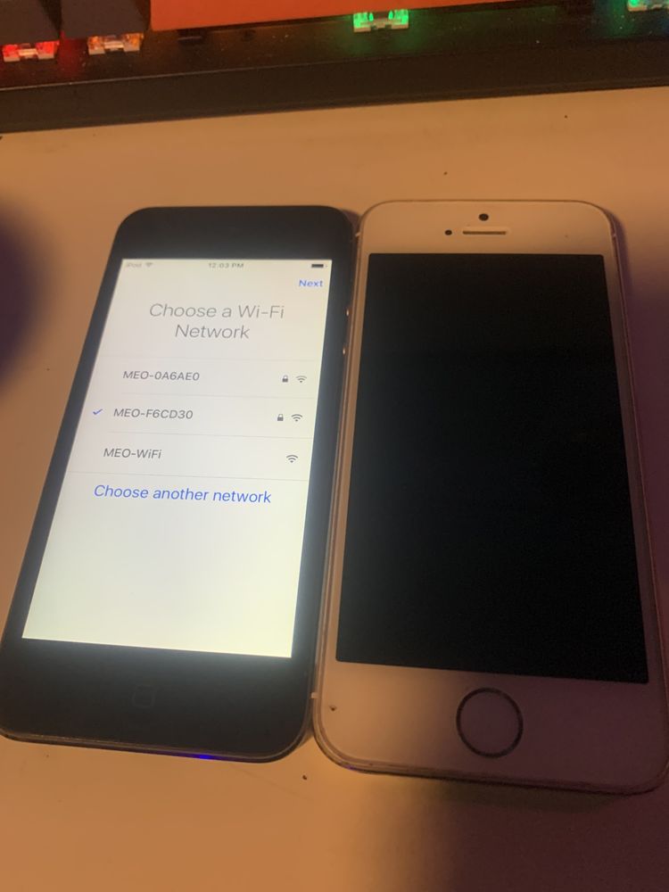 Ipod touch 5 geracao e iphone 5s