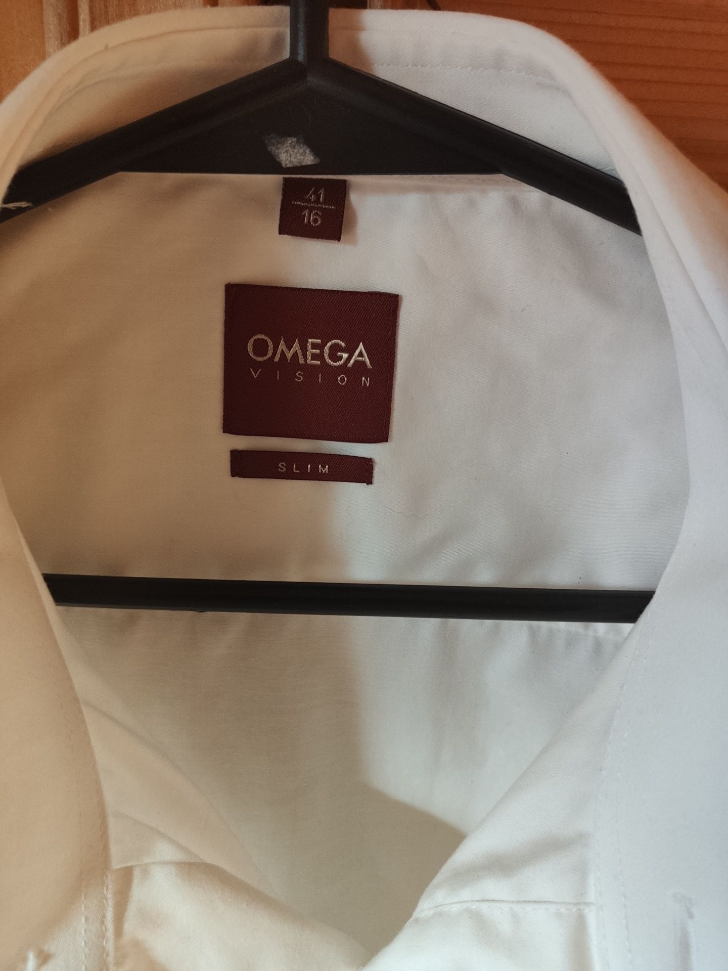 Koszulaślubna dla pana młodego ivory śmietankowa omega r. 41