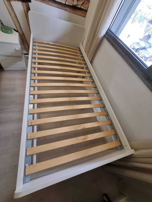 Estrutura Cama Solteiro Branca