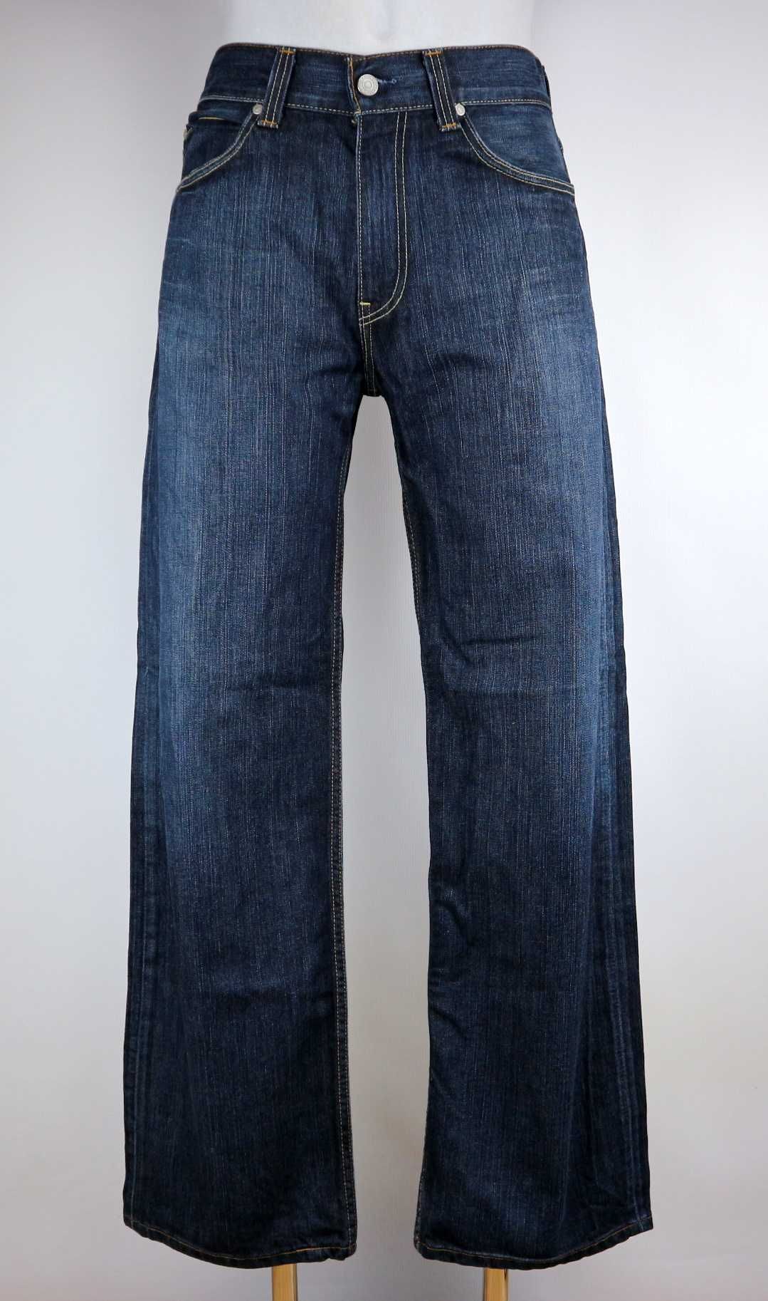 Levis 509 spodnie jeansy W34 L32 pas 2 x 46 cm