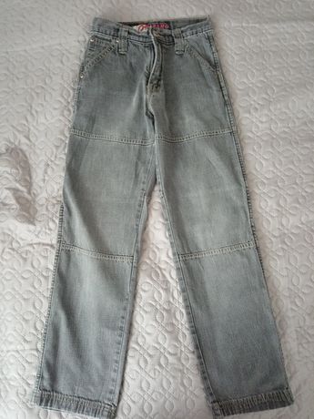 Spodnie dżinsowe dla chłopca szare rozmiar 152cm