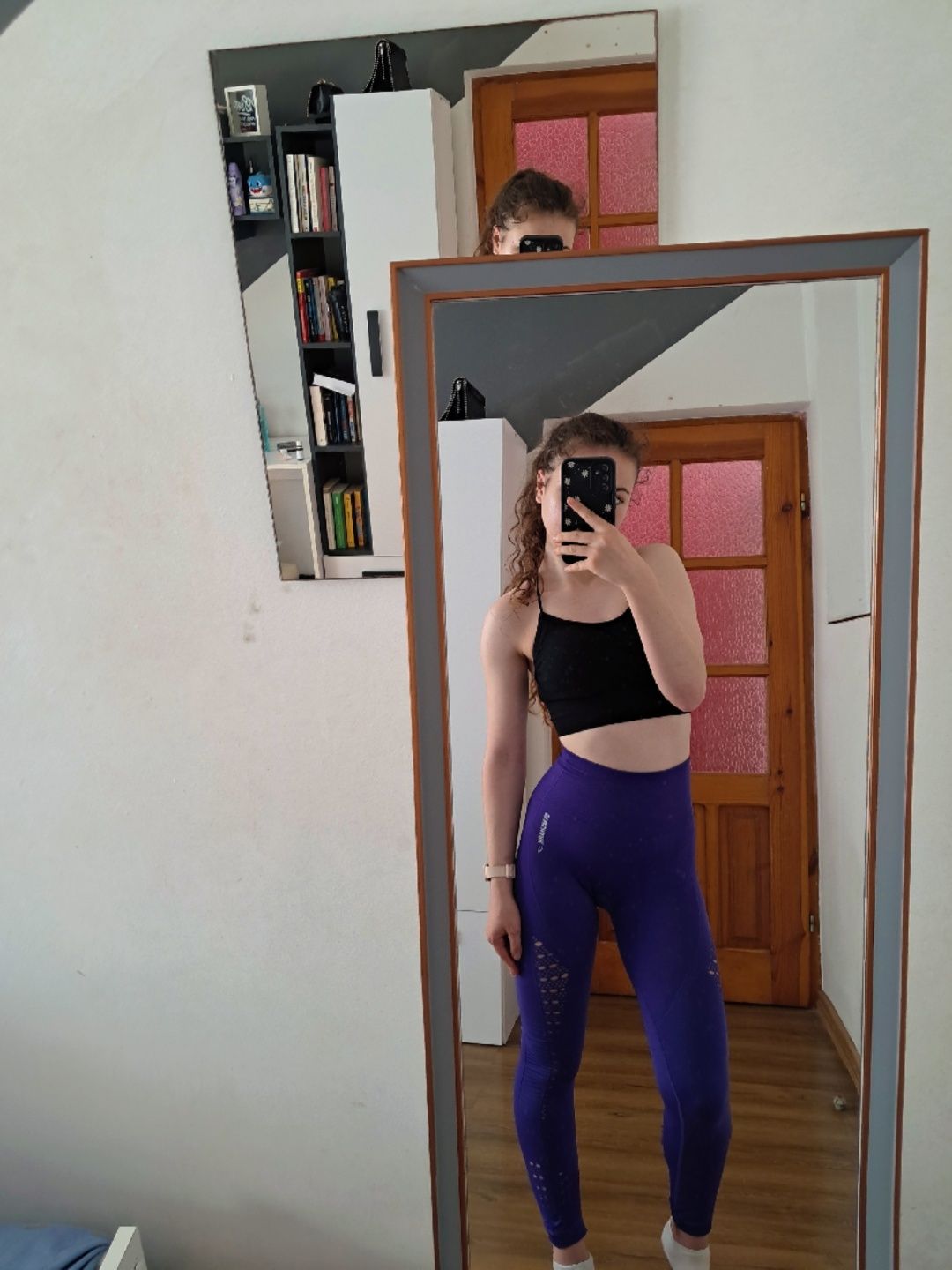Legginsy xs fioletowe gymshark