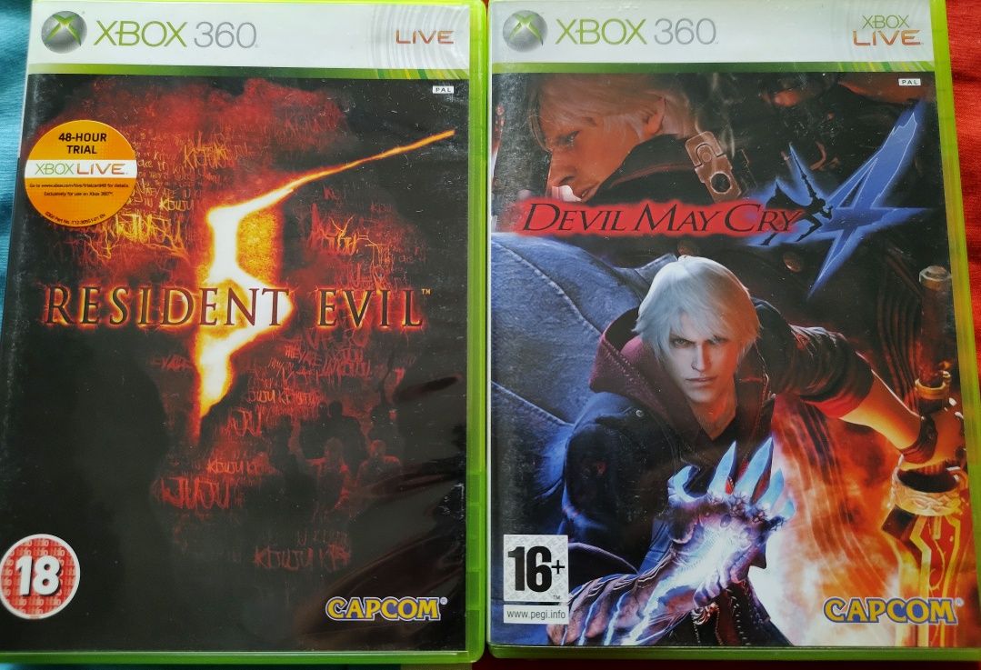 Resident Evil + Devil May Cry 4 (Como novos)