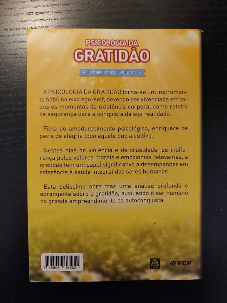 (Env. Incluído) Psicologia da Gratidão de Divaldo Franco