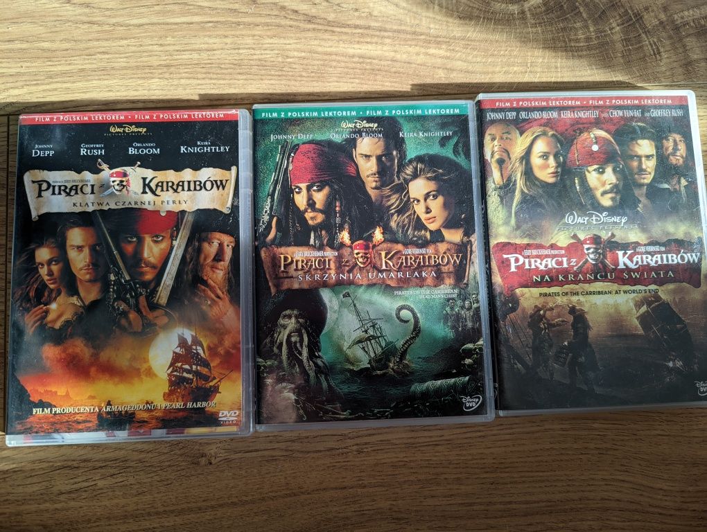 Piraci z Karaibów dvd kolekcja