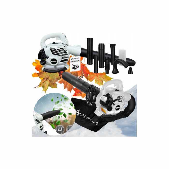 Dmuchawa spalinowa ogrodowa do LIŚCI ŚNIEGU 3w1 odkurzacz rozdrabniacz