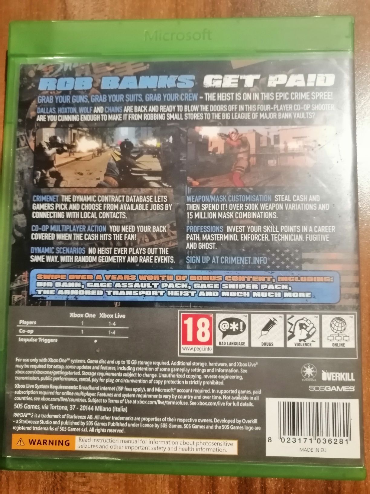 Payday 2 wersja językowa angielska