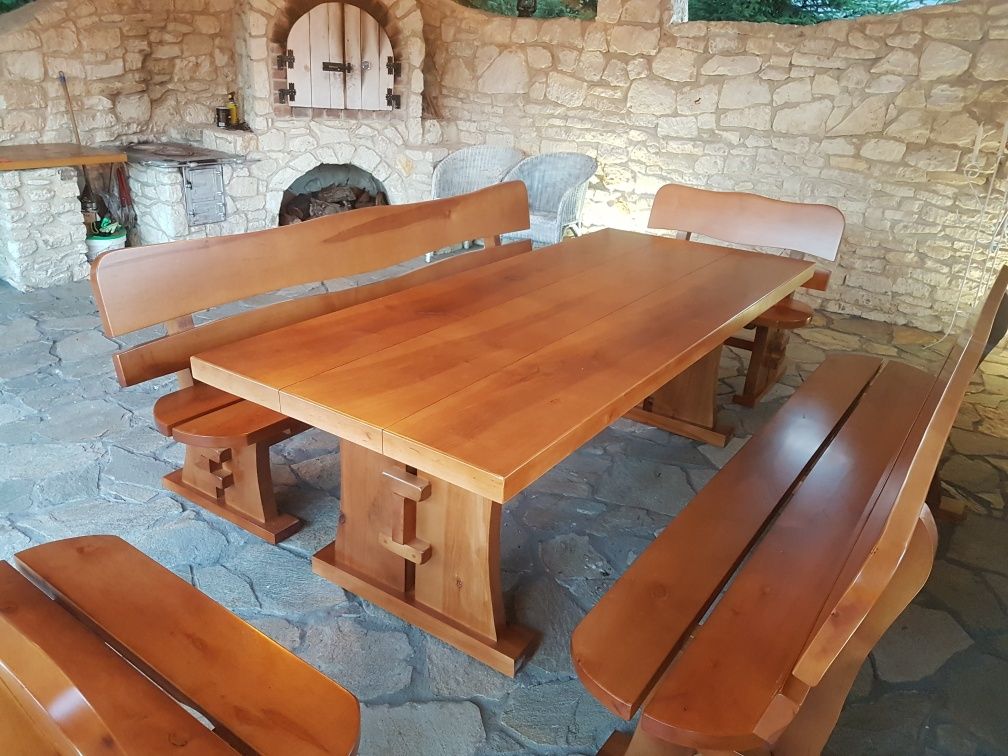 Meble ogrodowe biesiadne wypoczynkowe stół ławki Producent