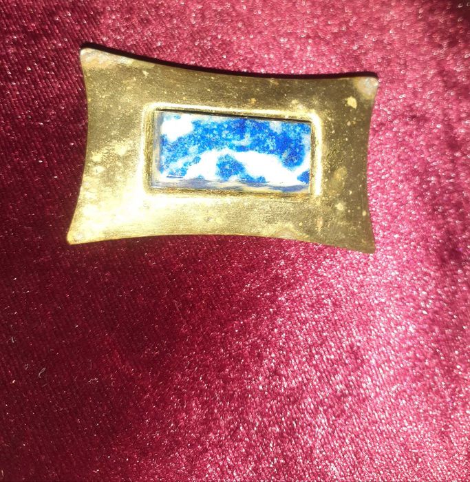 Винтажные броши. Натуральные камни. Палех