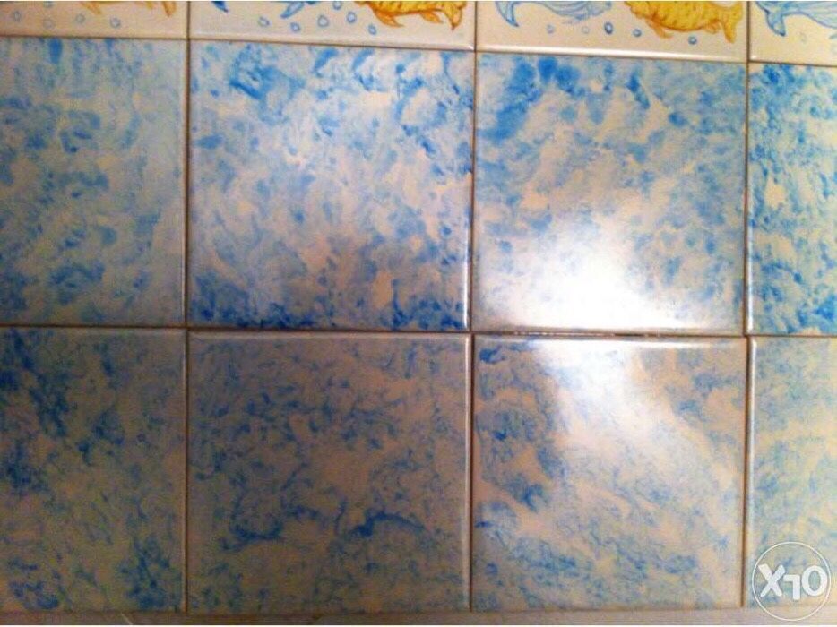 Azulejos novos Pintados a mão -PEIXINHOS