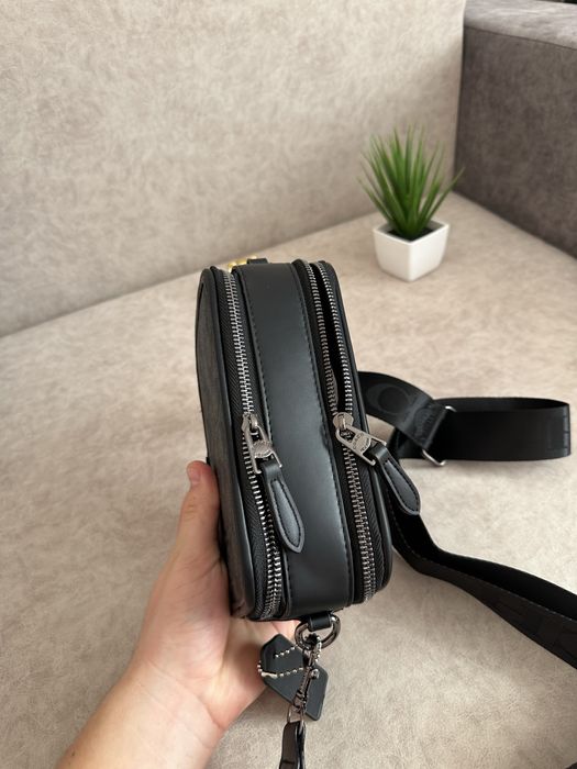 Сумка Coach | Месенжер коуч коач | шкіряний через плече