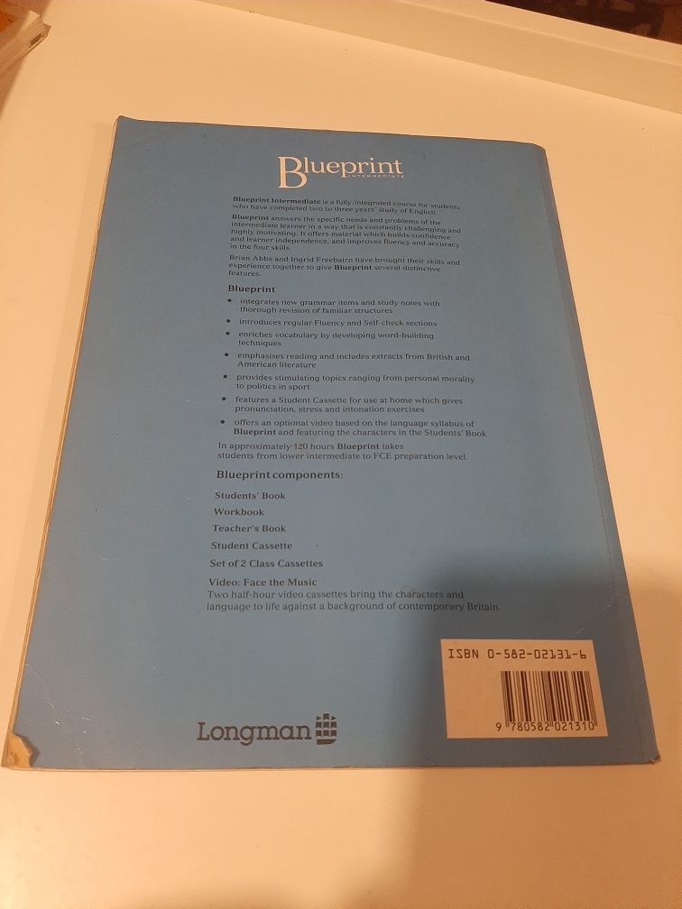 Blueprint intermediate stuedents book longman