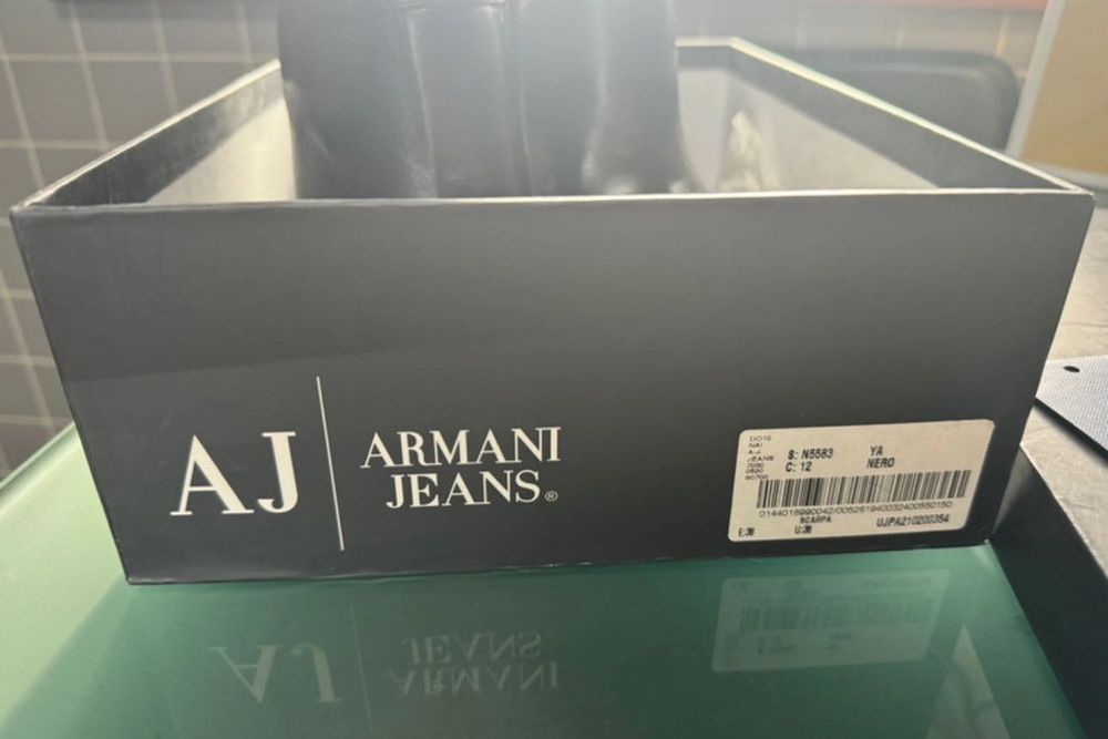Botins em pele - Armani