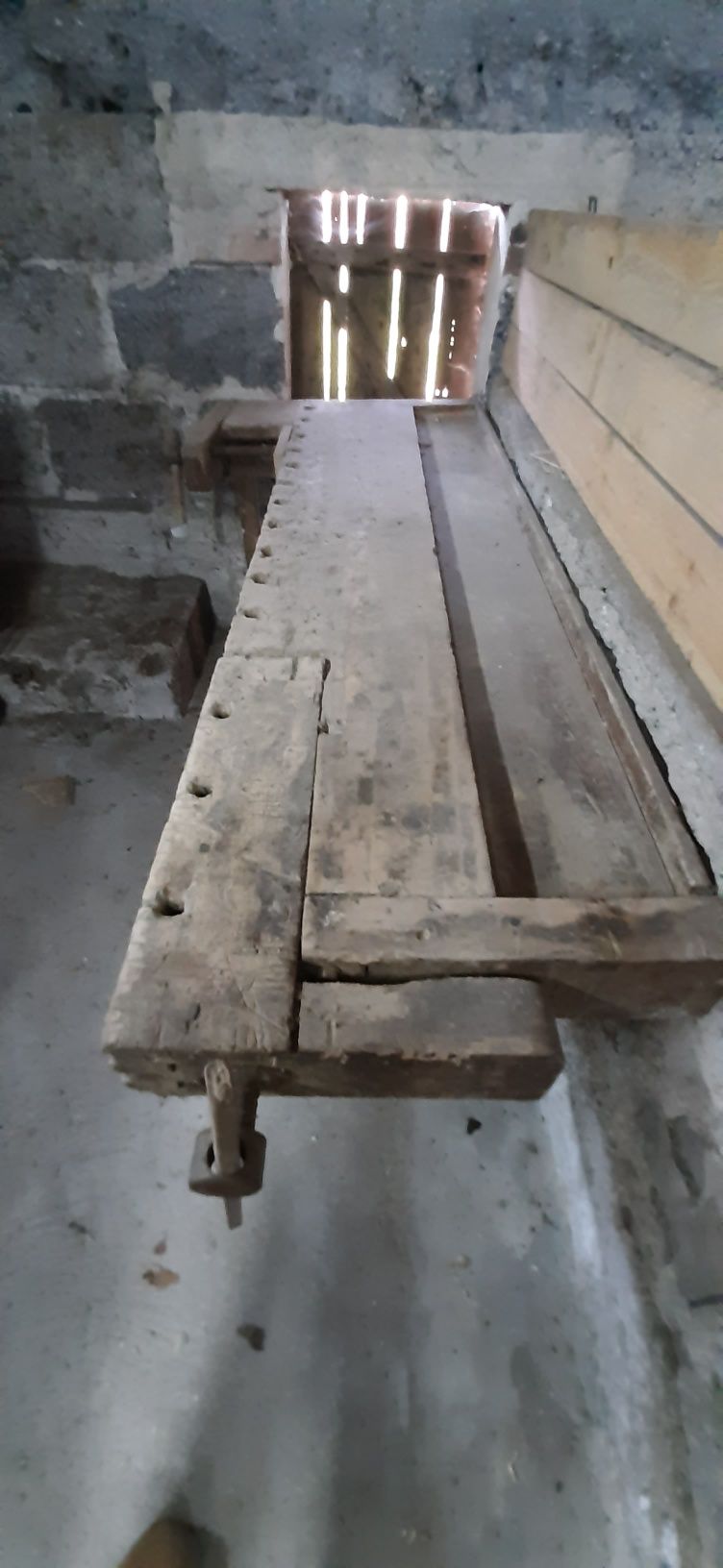 Stół stolarski drewniany