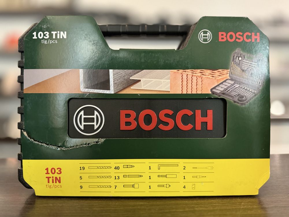 Zestaw wierteł i bitów TiN 103 szt. Bosch Accessories V-LINE Poznań