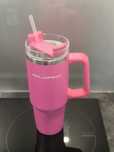 Kubek termiczny ze słomką florina 0,9l różowy aviator pink