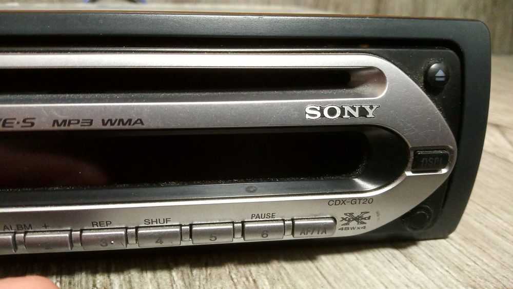Radio Sony z odtwarzaczem plyt WMA MP3