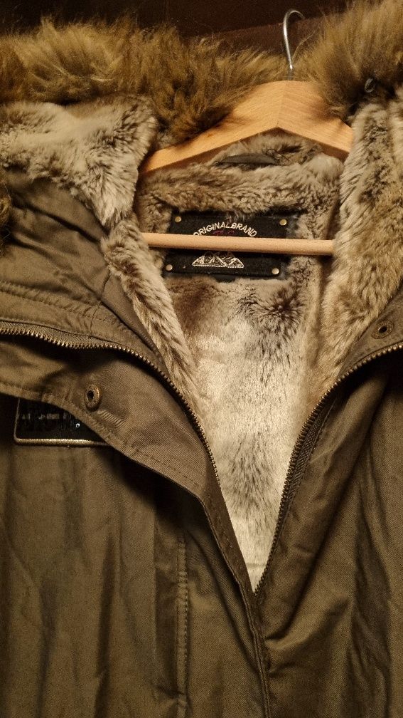 Kurtka zimowa khaki parka