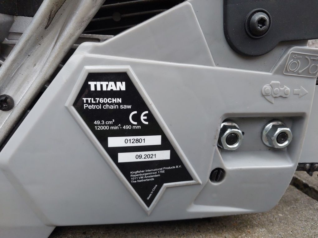 Piła spalinowa Titan TTL760CHN 50 cm 2,9KM z 2023r