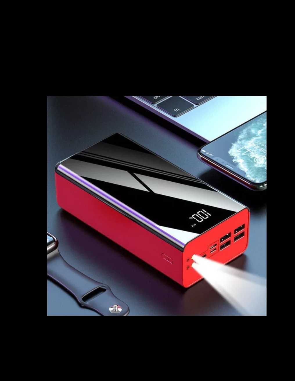 Продам портативный внешний аккумулятор с 4 USB портами