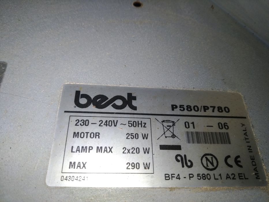 Exaustor    BEST P580