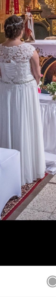 Suknia ślubna buty  podwiązka spinki do włosów