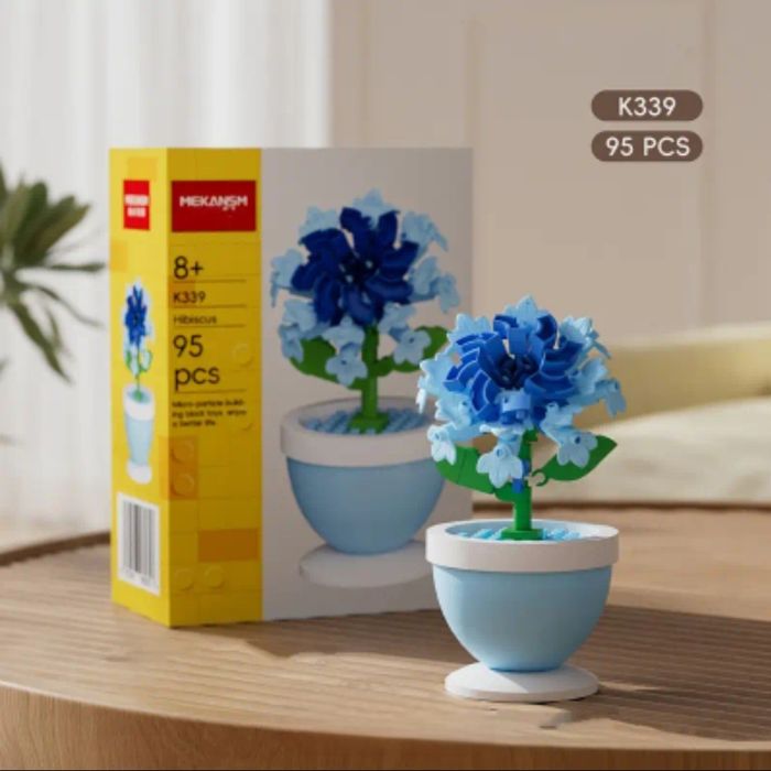 Креативні 3D блоки Lego, лего “Квітковий горщик” – ідеальний подарунок
