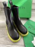 Botki Bottega Venetta w stylu Chelsea skórzane