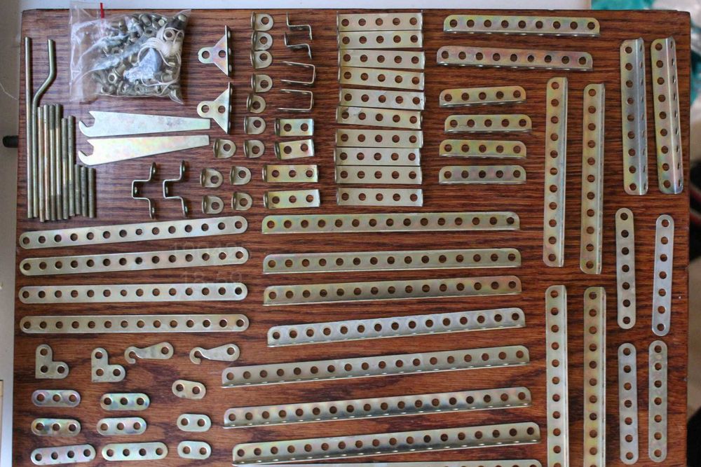 Мега-набор! Металлический конструктор №5, НОВЫЙ, 250+ дет.