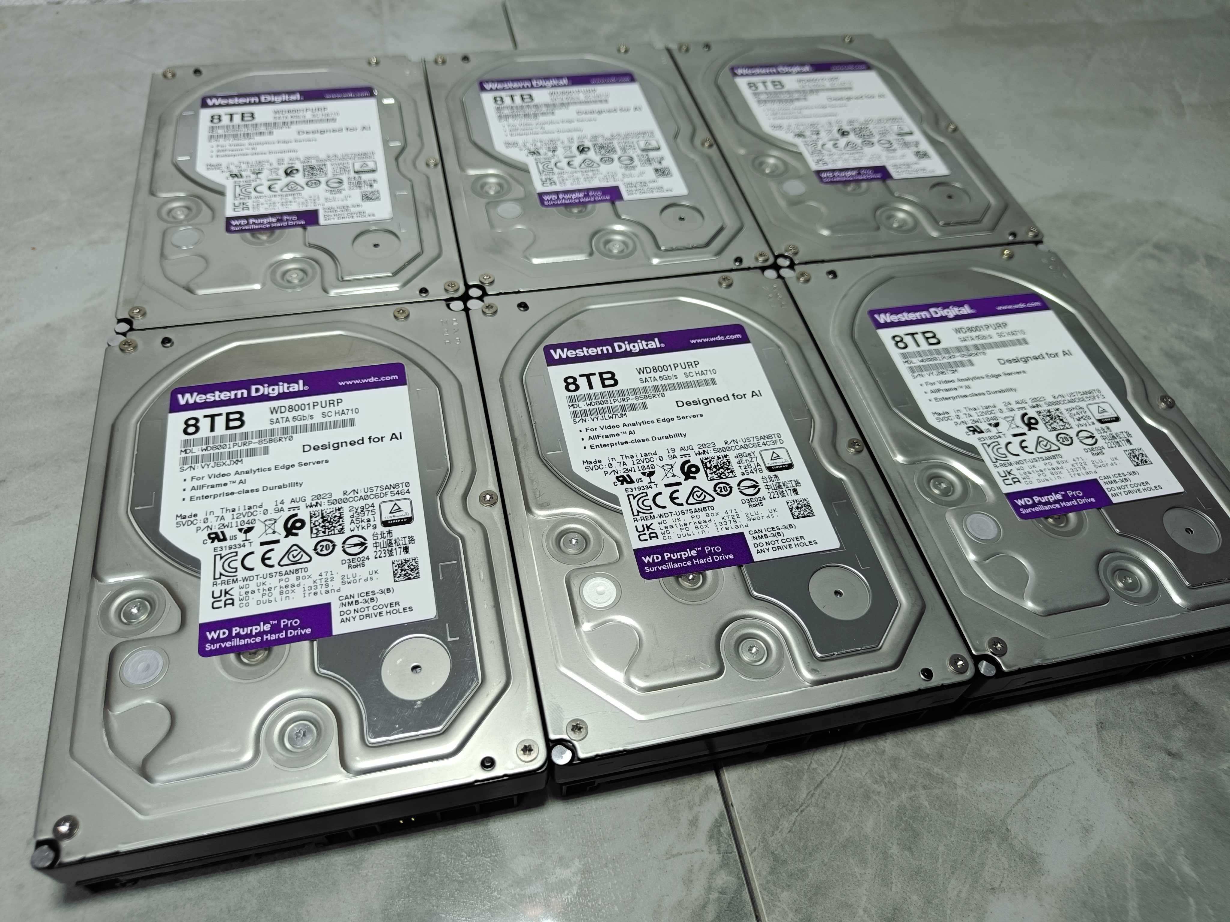 НОВІ Хард Диск HDD Hard Disk Western Digital Purple PRO 8TB WD8001PURP