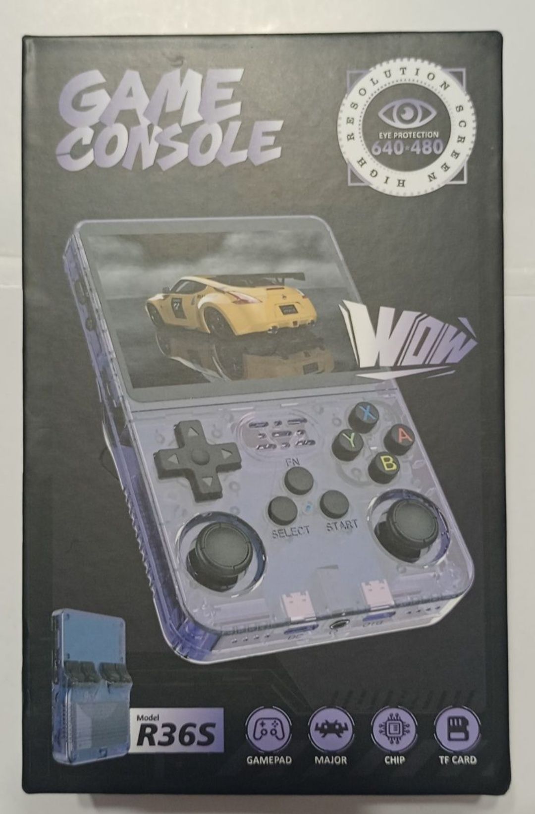 Konsola R36S ArkOS 2.0 oryginał nie emuelec 64Gb 15634 gier PSX NES