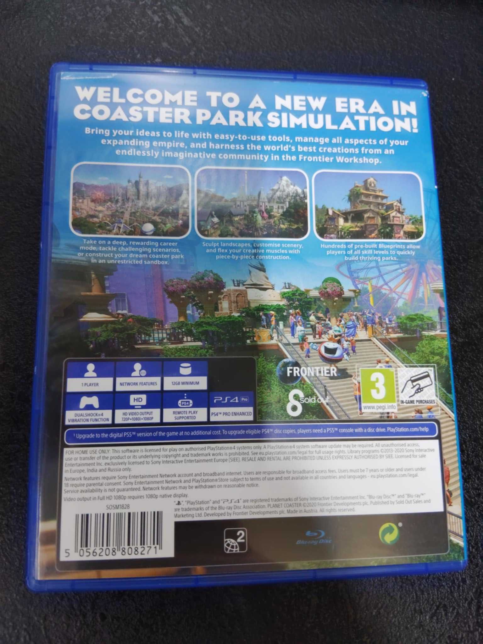 Planet Coaster: Console Edition PS4 gra po Angielsku