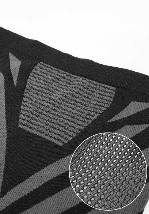 Снуд баф маска лижна чорна і рожева