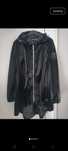 Nowa długa parka z błyszczącego materiału S/L