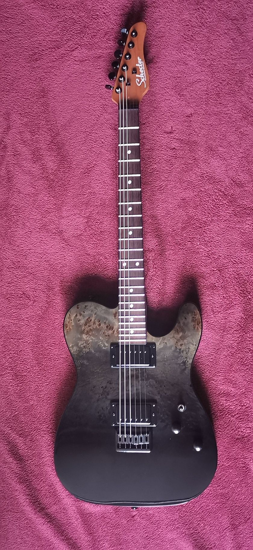 Schecter PT Standard BBFB Burl Black Fade Burst