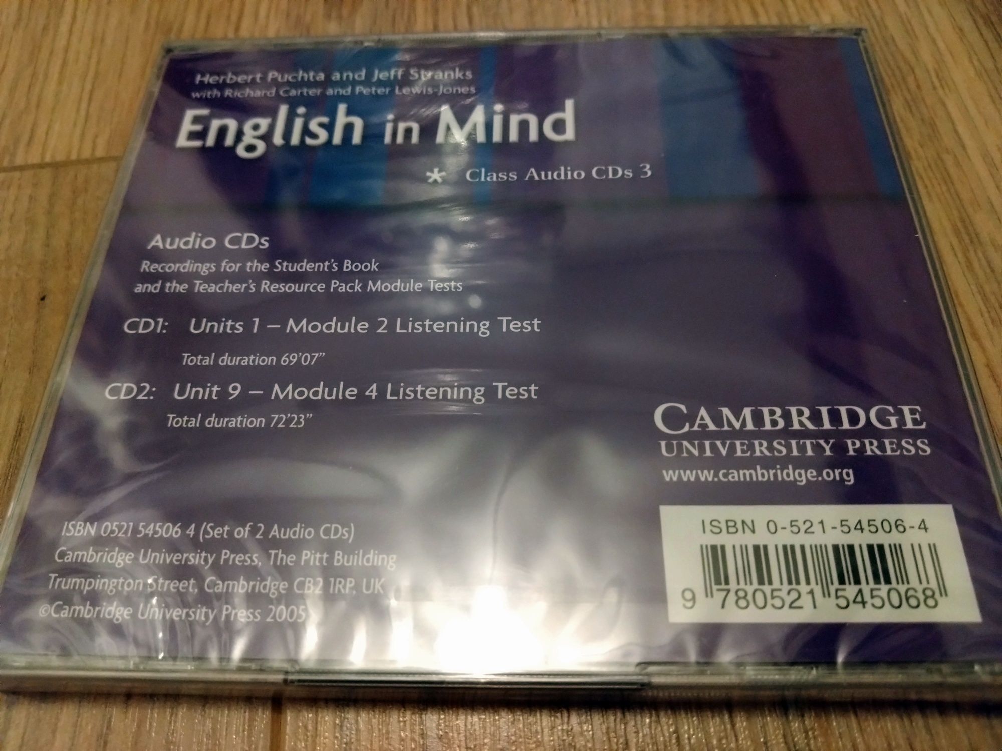 English in my mind. Class 1, 2 i 3. Nowe w folii