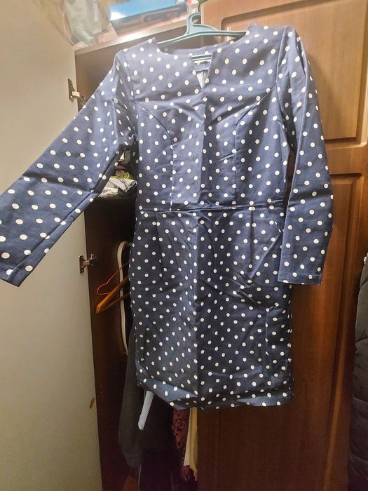 Сукня Джинсона в горошок 48 р.