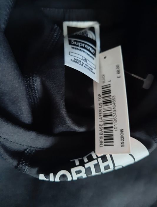 Supreme X The North Face Base Layer L:S Top