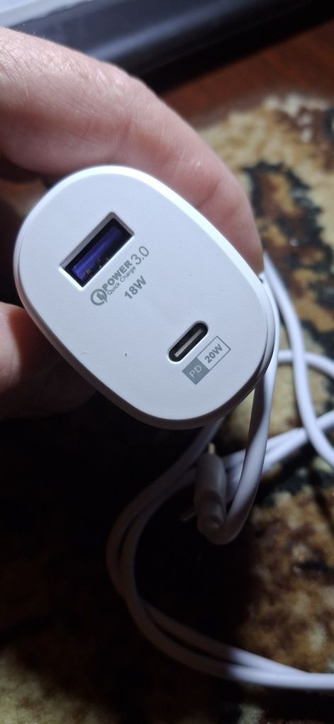 Ładowarka szybka z kabel typ c