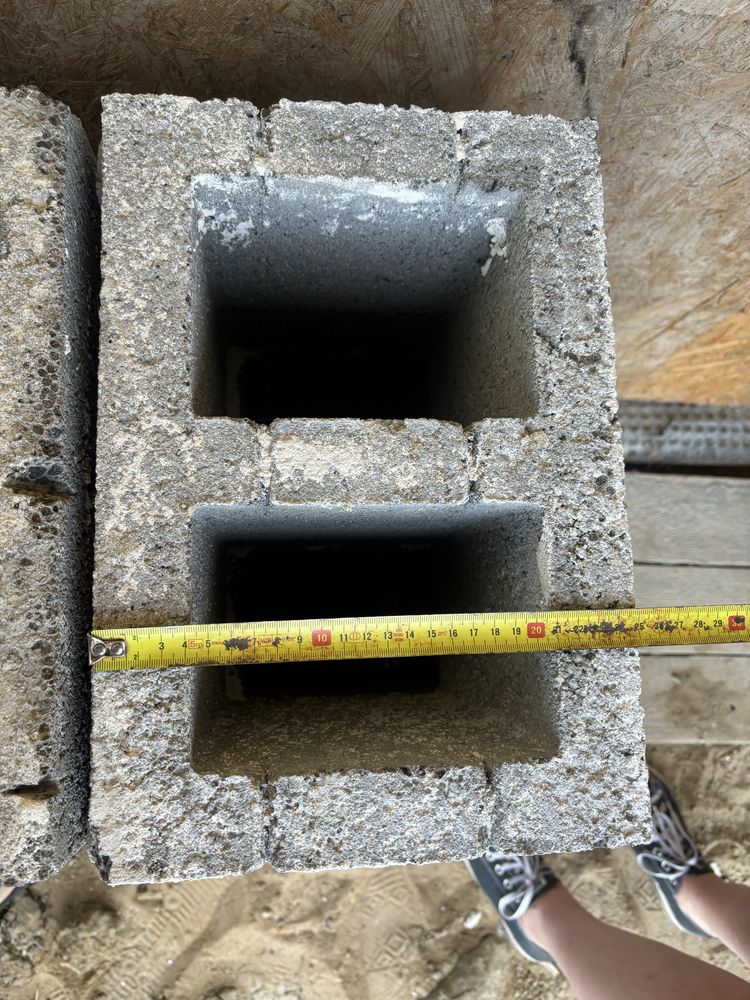 Pustak wentylacyjny 11szt bloczek betonowy