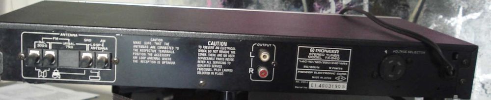 Tuner Pioneer TX-540 si vintage